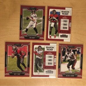 Panini NFL Tampa Bay Buccaneers Football Card Lot